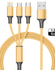 3 in 1 Type C USB Cable