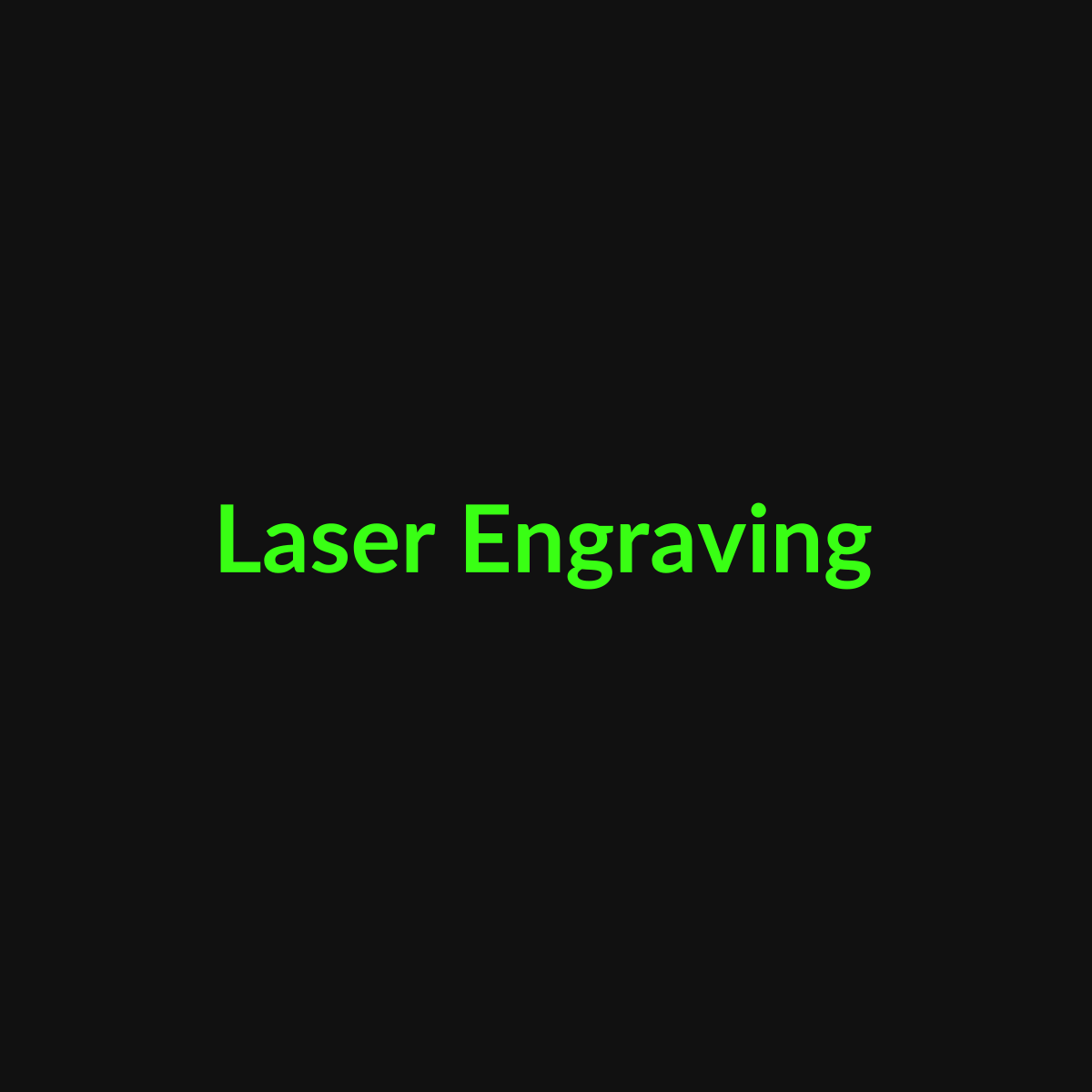 Laser Engraving - TDG Centerville