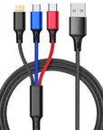 3 in 1 Type C USB Cable