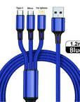 3 in 1 Type C USB Cable