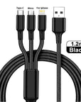 3 in 1 Type C USB Cable