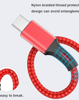 3 in 1 Type C USB Cable