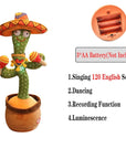 Dancing-Singing Cactus Plush Toy