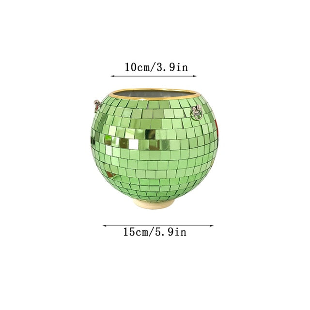 Self Watering Disco Ball Hanging Planter