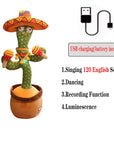 Dancing-Singing Cactus Plush Toy